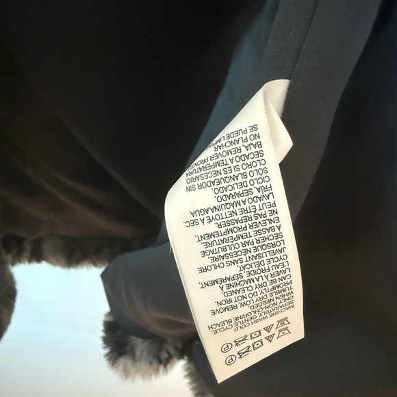 Lucky Brand Gray Leopard Teddy Jacket - Picture 3 of 6